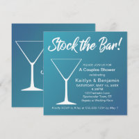 Blauwgroen Ombre Voorraad de Bar Script Couples Sh