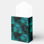 Blauwgroen ontwerp van de Galaxy-reeks 1 Canvas ta Bedankdoosjes (Geopend)