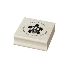 blauwgroen ontwerp van de schildpad voor zeeen 	rubberstempel