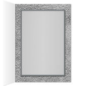 Blauwgroen op Pewter Table Kaart (Binnen (Rechts))