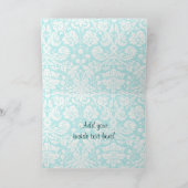 Blauwgroen Paard Kaart (Binnen)