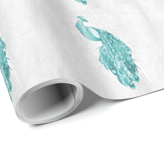 Blauwgroen papier voor het wikkelen van voetganger (Rol Hoek)