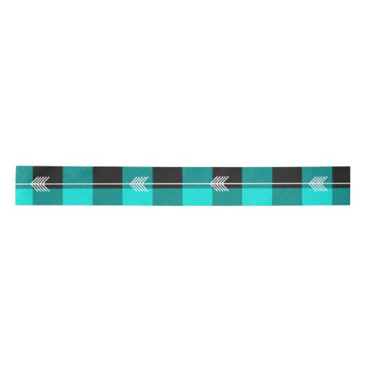 Blauwgroen pijlen lint (Voorkant)