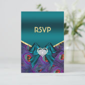 Blauwgroen Plum Peacock RSVP (Staand voorkant)