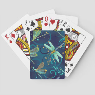Blauwgroen Pokerkaarten