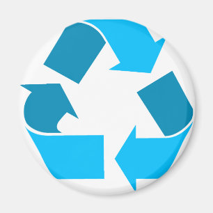blauwgroen recyclen magneet