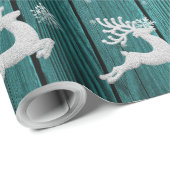 Blauwgroen ritssluitend papier voor kerstreïnstrat (Rol Hoek)