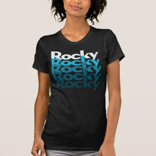 Blauwgroen Rockys T-shirt
