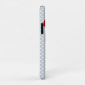 Blauwgroen rode kerstbloem vrolijk en helder Case-Mate iPhone case (Achterkant/rechts)