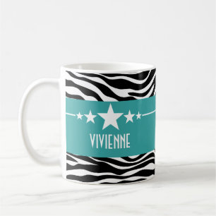 Blauwgroen Sassy Star-Mok Koffiemok
