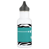 Blauwgroen Sassy Star-Zebra Waterfles (Links)