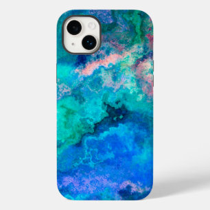 Blauwgroen scharnieren van Abalone Shell Case-Mate iPhone 14 Plus Hoesje