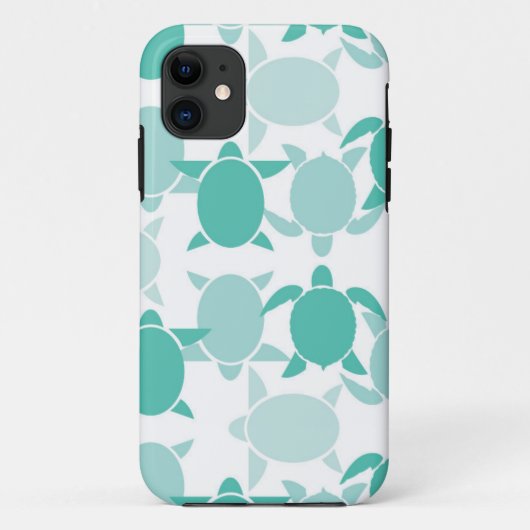 Blauwgroen schildpad Case-Mate iPhone case (Achterkant)
