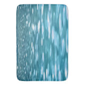 Blauwgroen shimmer badmat (Voorkant Verticaal)