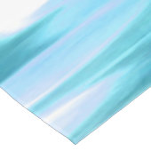 Blauwgroen shimmer tafelkleed (Gekanteld)