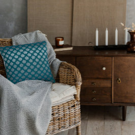 Blauwgroen Sierkussen