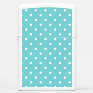 Blauwgroen Sky Polka Dots