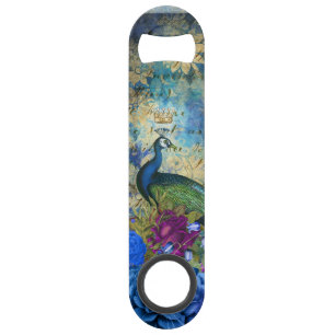 Blauwgroen-snelheidspoelopening voor pacock speed flessenopener