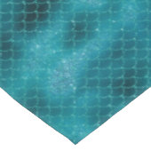 Blauwgroen Sparkle Mermaid Tafelkleed (Gekanteld)