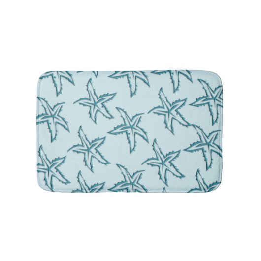 Blauwgroen Starvis Badmat (Voorkant)
