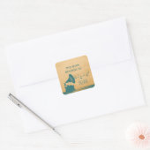 Blauwgroen Sticker (Envelop)