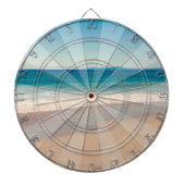 Blauwgroen   stijlpagina Turquoise Dartbord (Voorkant)