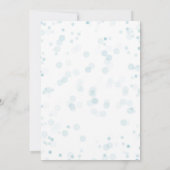 Blauwgroen Stippen Roos Gold Geometric Modern Swee Kaart (Achterkant)