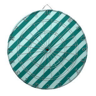 Blauwgroen stripes dartbord