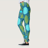 Blauwgroen Sunshine Pattern Leggings (Links)
