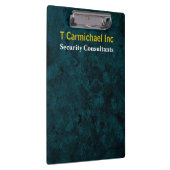 Blauwgroen tegenliggend effect klembord (Rechts)