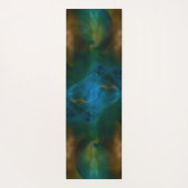 Blauwgroen terreur yogamat (Achterkant)