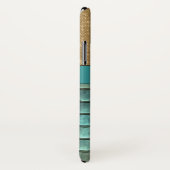 Blauwgroen Turquoise Mermaid Scales | Gold Glitter Case-Mate iPhone Case (Achterkant / rechts)