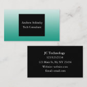 Blauwgroen verloopVisitekaartjes Visitekaartje (Voorkant / Achterkant)