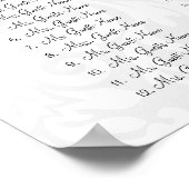 Blauwgroen vogelgriepdiagram poster (Hoek)