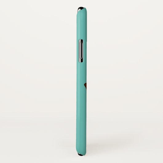 Blauwgroen Vrouw Dancer Case-Mate iPhone Case (Achterkant / rechts)