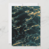 Blauwgroen Waterverf Geode BarefootBride™ (Achterkant)