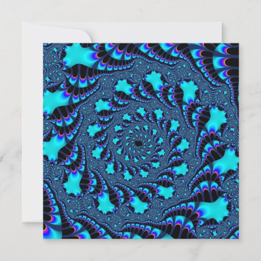 Blauwgroen wervelkolom kaart (Voorkant)