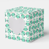 Blauwgroen Whimsical Ownership Bedankdoosjes (Voorkant Zijde)