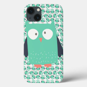 Blauwgroen Whimsical Ownership iPhone 13 Hoesje