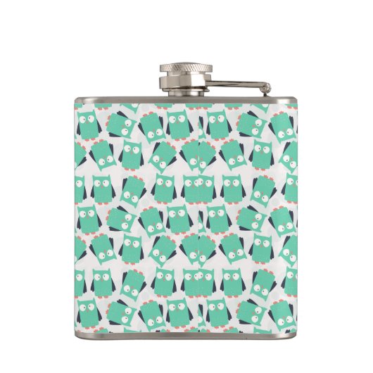 Blauwgroen Whimsical Ownership Heupfles (Achterkant)