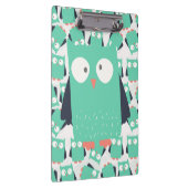 Blauwgroen Whimsical Ownership Klembord (Rechts)