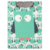 Blauwgroen Whimsical Ownership Klembord (Voorkant)