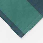 Blauwgroen-White Blue Check Pset Farmhouse Fleece Deken (Hoek)