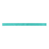 Blauwgroen White Polka Dots Pattern Lint (Voorkant)