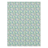 Blauwgroen Zee dierentuin Tafelkleed (Voorkant)