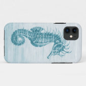 blauwgroen zeehondentelefoon 5 hoesje (Achterkant (horizontaal))