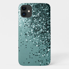 Blauwgroen Zeemeermin Glitter #1 #sjiny #decor iPhone 11 Hoesje
