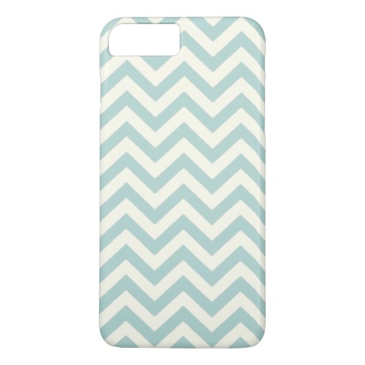 Blauwgroen Zigzag-telefoondraagtas Case-Mate iPhone Case (Achterkant)