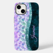 Blauwgroen zilverappelmolen Case-Mate iPhone case (Achterkant)