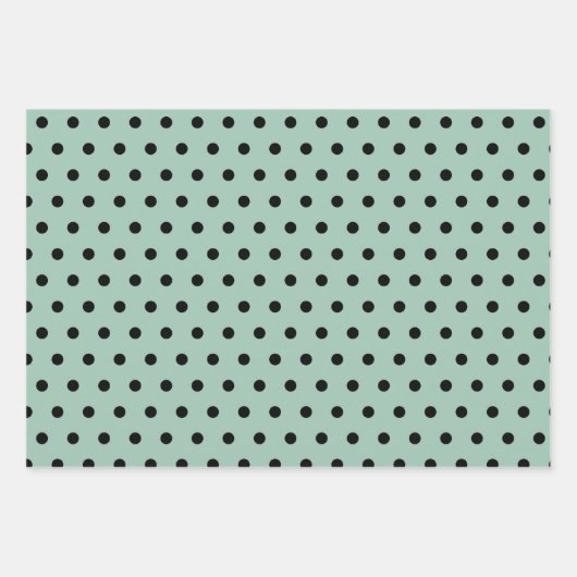 Blauwgroen zwarte goudtandbaarzen stripe inpakpapier vel (Voorkant 2)